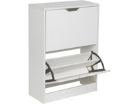 Scarpiera "Brighton" - 81 x 60 x 23 cm - 2 ante - Bianco