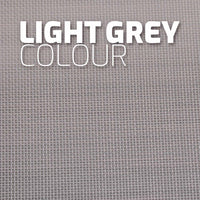 Mezzaluna - Set di 2 sedie a sdraio pieghevoli in alluminio e textilene. Sdraio da giardino di design con schienale regolabile in 4 posizioni grigio chiaro