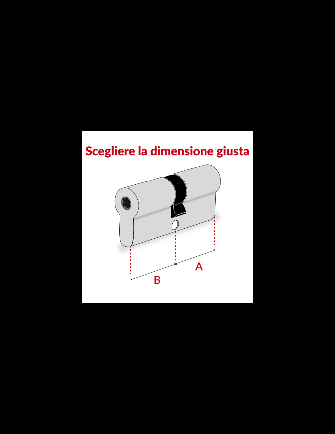 Mezzo Cilindro europeo Surveyor 31X10 Ottone 4 chiavi