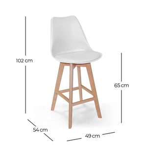 LÚZETE - MEZZO SGABELLO TORRE KARLSKRONA ROSA