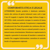Trappola per Ratti, Topi e Nutrie Pieghevole in Acciaio