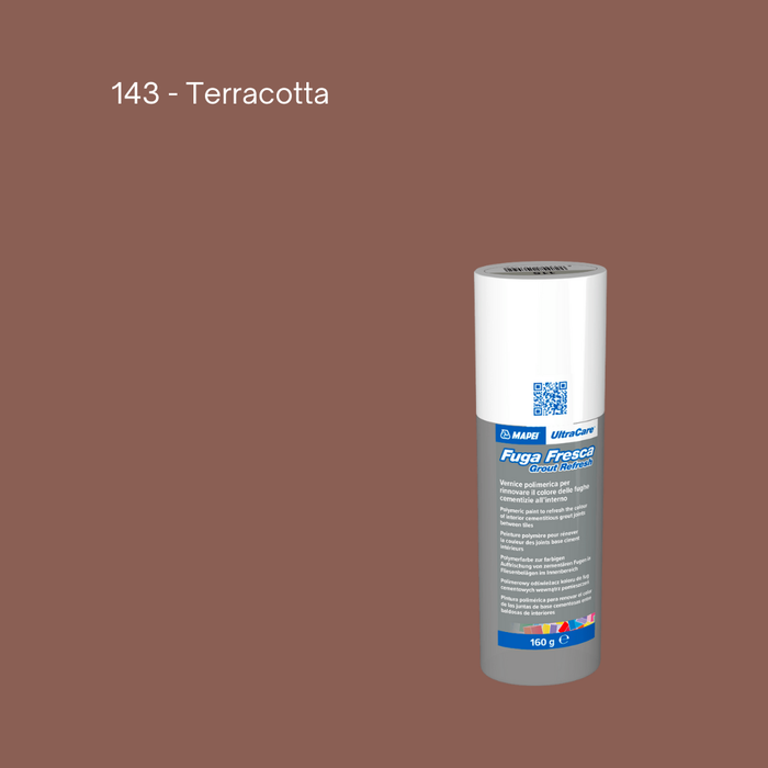 Rinnovo fughe rovinate sbiadite ripristinare pavimento ultracare fuga fresca 160 gr *** colore terracotta - 143, conf...