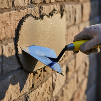 Cazzuola ancora a punta tonda 20 cm con manico in gomma