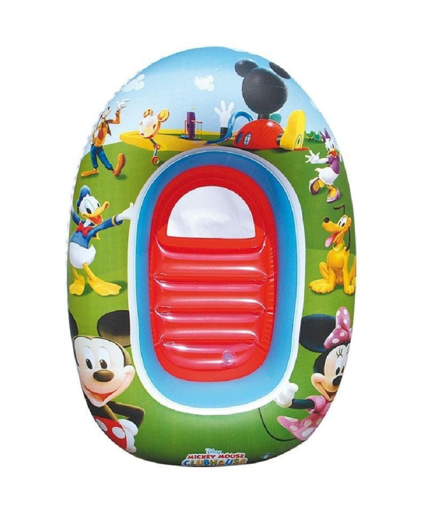 Mickey Mouse Topolino Canotto Gonfiabile 102x69cm Piscina Mare Estate         
