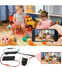 Micro Camera Spia Hd Telecamera Nascosta Microspia Cctv P2p Antenna Esterna Wifi         