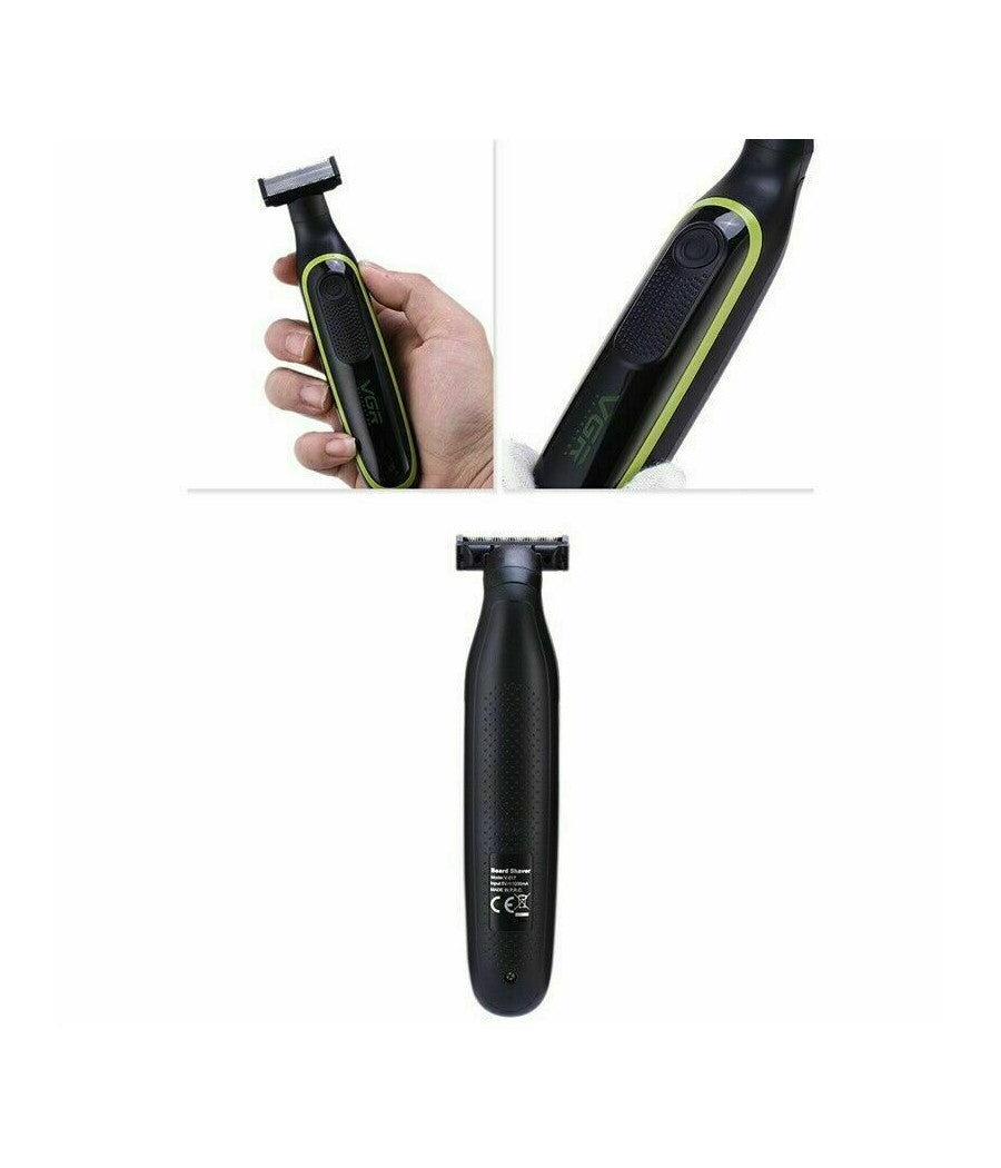 Micro Rasoio Ricaricabile Elettrico Barba Capelli Peli Naso Uomo Portatile Usb         