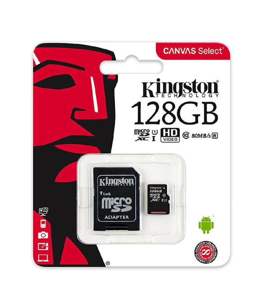 Micro Sd Card 128gb Classe 10 128 Gb Kingston Scheda Memory Card Per Cellulare         