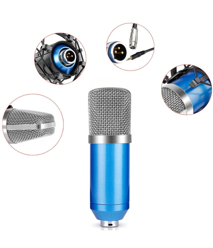 Microfono A Condensatore Per Studio Radiotelevisivo & Registrazione Jimdl-700         