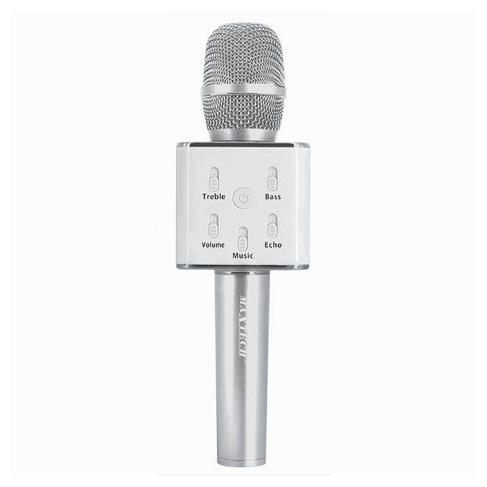 Microfono Bluetooth Wireless Doppio Altoparlante Speaker Bluetooth Portatile         