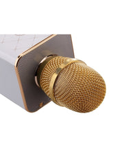 Microfono Bluetooth Wireless Doppio Altoparlante Speaker Bluetooth Portatile         