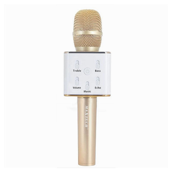 Microfono Bluetooth Wireless Doppio Altoparlante Speaker Bluetooth Portatile         