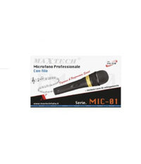 Microfono Con Cavo Karaoke Feste Dinamico 3.2 Mt Xlr-jack On/off Mic-01 Fm-868         