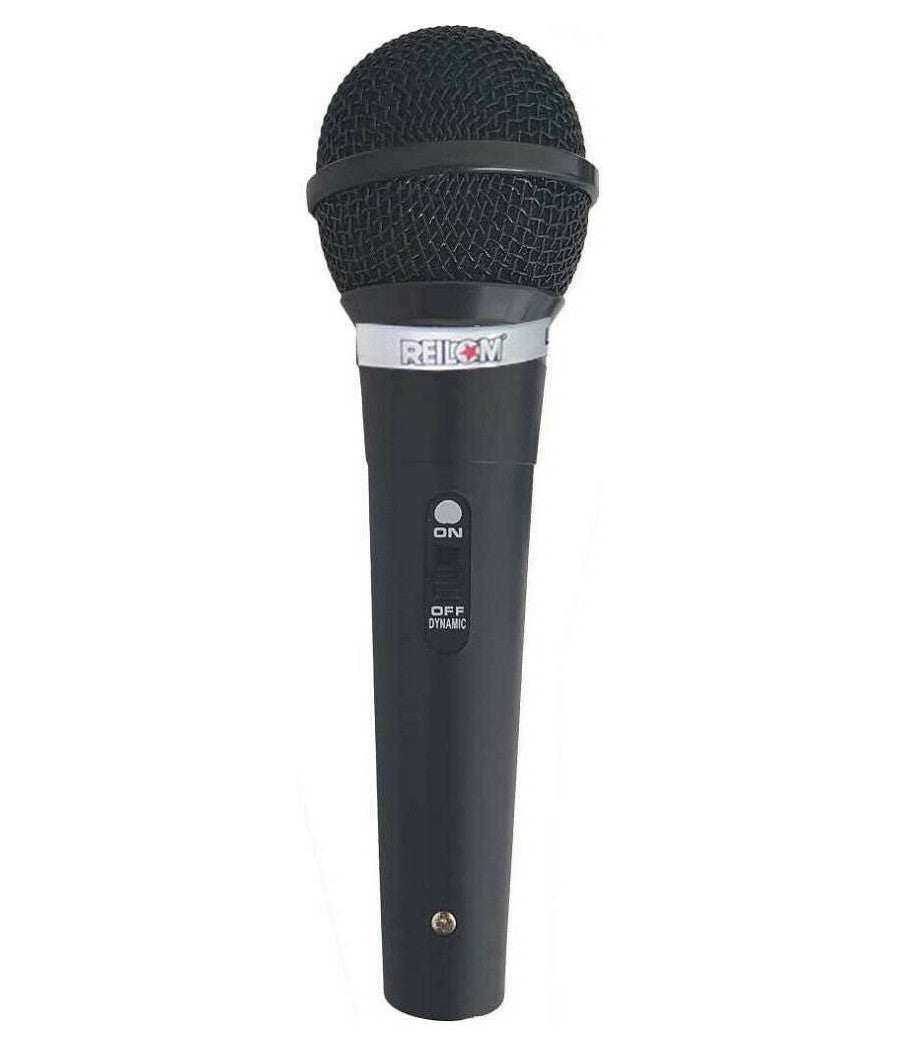 Trade Shop - Microfono Dinamico Unidirezionale Con Cavo Mono 2mt Karaoke Stereo Lb-108 -