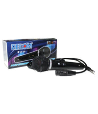 Trade Shop - Microfono Dinamico Unidirezionale Con Cavo Mono 2mt Karaoke Stereo Lb-108 -