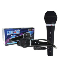Trade Shop - Microfono Dinamico Unidirezionale Con Cavo Mono 2mt Karaoke Stereo Lb-108 -