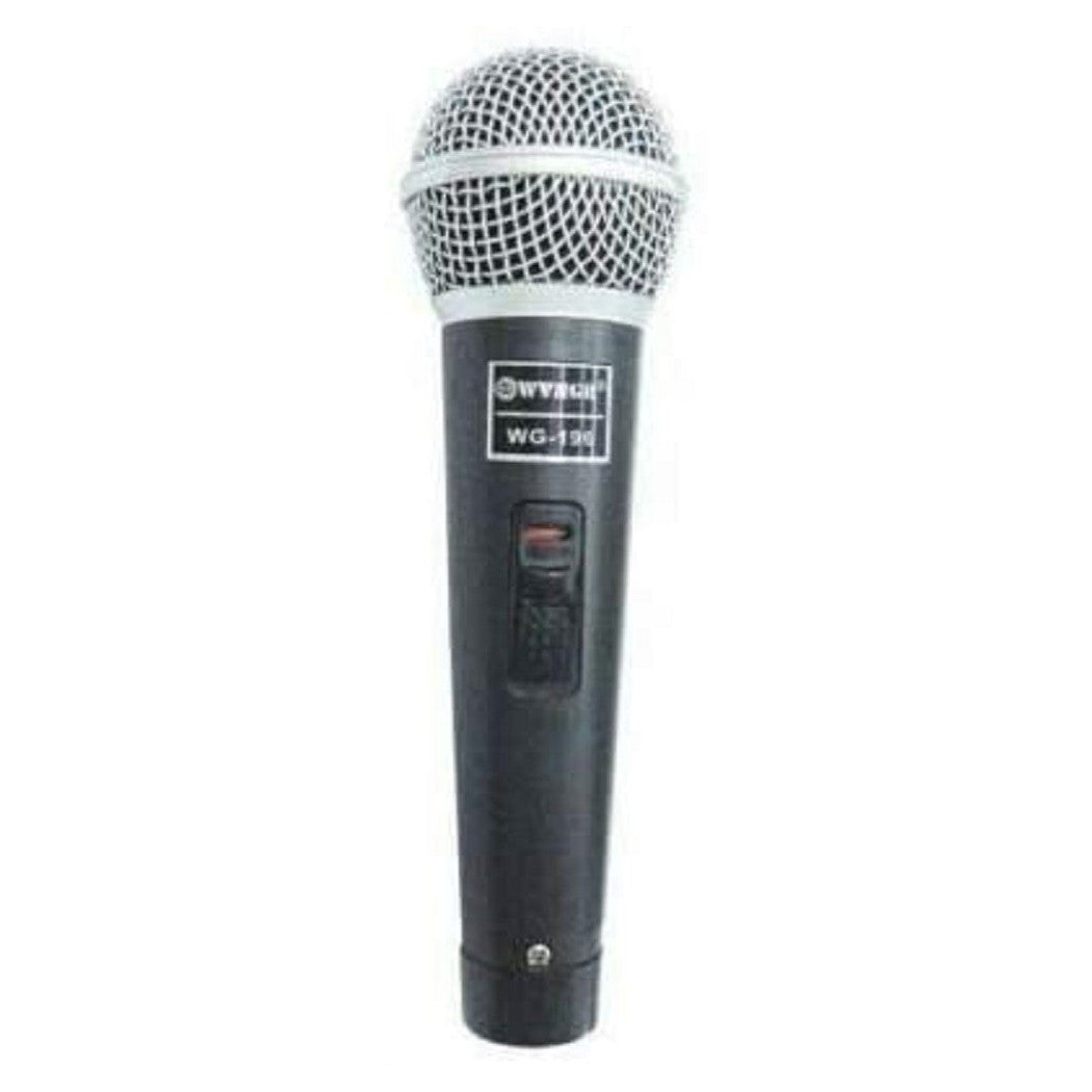 Trade Shop - Microfono Dinamico Unidirezionale Con Cavo Per Canto Karaoke Wg-196 Cw418 -