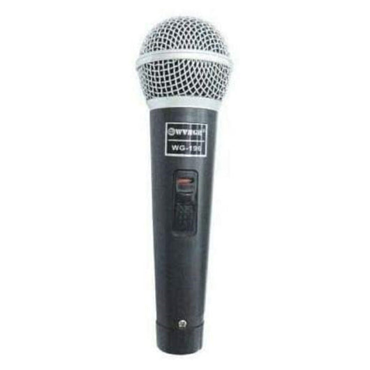 Trade Shop - Microfono Dinamico Unidirezionale Con Cavo Per Canto Karaoke Wg-196 Cw418 -