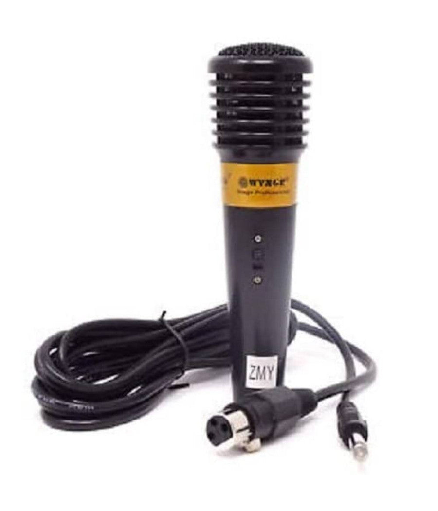 Microfono Dinamico Wg-535 B Nero Unidirezionale Professionale Con Cavo Cw519         