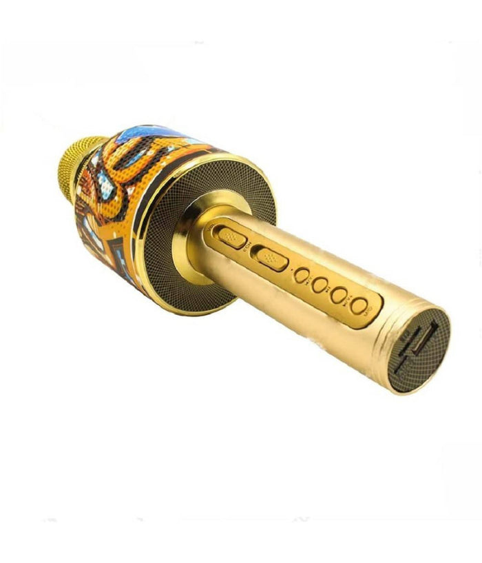 Microfono Karaoke Con Speaker V8 Canto Wireless Wifi Bluetooth Cassa Incorporata         