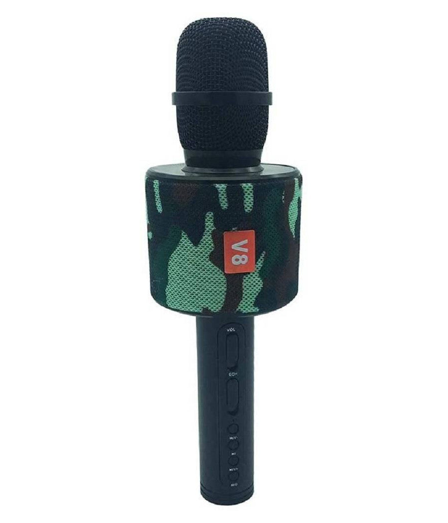 Microfono Karaoke Con Speaker V8 Canto Wireless Wifi Bluetooth Cassa Incorporata         