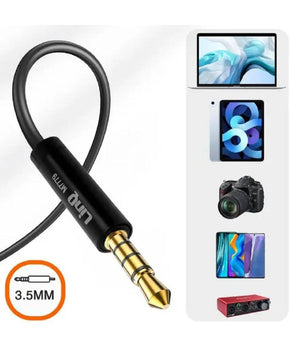 Microfono Lavalier Con Clip Colletto Bavero 360° Smartphone Jack Da 3,5mm M7779         