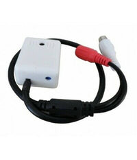 Microfono Per Telecamera Dvr Videosorveglianza Lunghezza 25 Cm 12v Audio Mic-11         