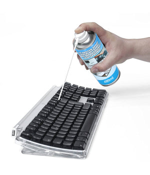 Bomboletta Aria Compressa Air Duster Pulizia Polvere Tastiera Pc Computer 400ml         