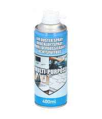 Bomboletta Aria Compressa Air Duster Pulizia Polvere Tastiera Pc Computer 400ml         