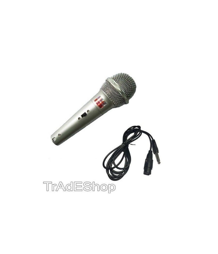 Microfono Weisre Dinamico Professionale Dm-401 Incluso Cavo E Connettore         