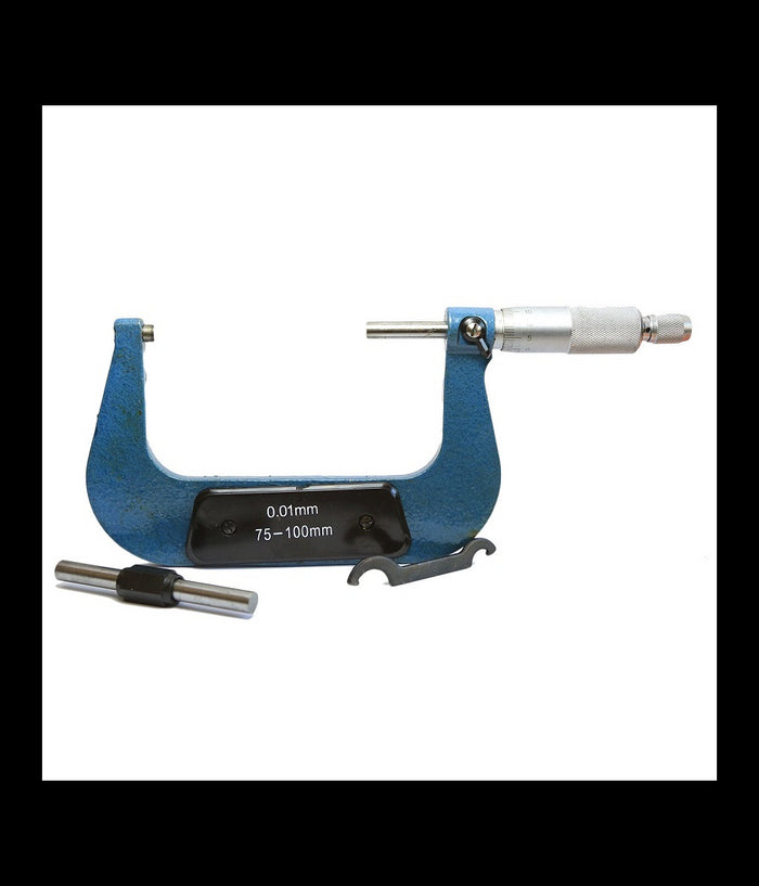 Micrometro Spessimetro Centesimale Analogico Per Esterni 75-100mm 00.1 Mm         