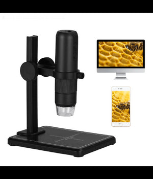 Microscopio Digitale Q-xw05 Wi-fi Usb 1080p Risoluzione Hd 50-1000x Portatile         