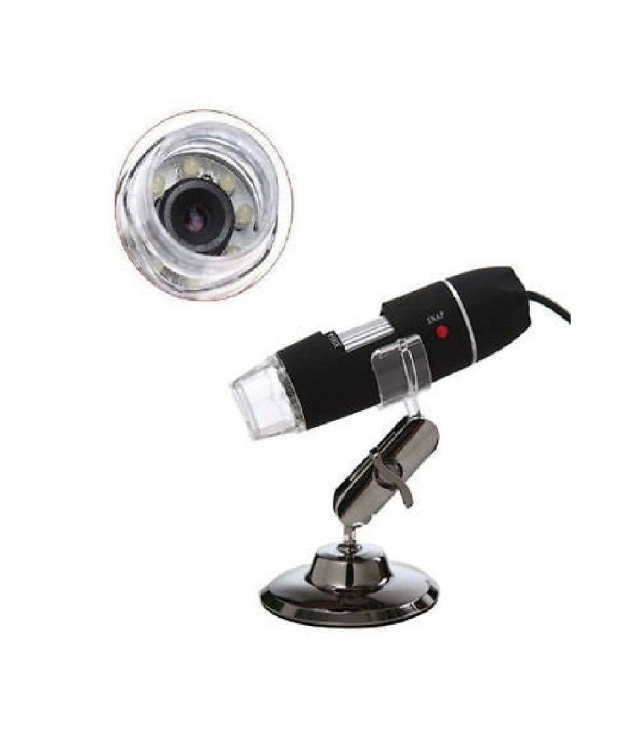 Microscopio Digitale Usb 2.0 Mpx 500x 8 Led Pc Notebook Foto Video         