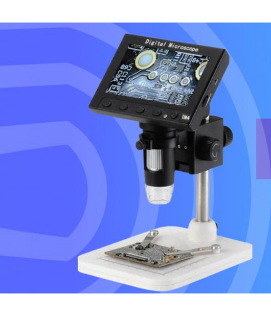 Trade Shop - Microscopio Elettronico Digitale Usb Ingrandimento Zoom 1000x Regolabile 8 Led -