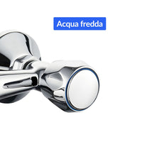 Rubinetto a muro down canna a esse in ottone cucina con erogazione orientabile *** confezione 1