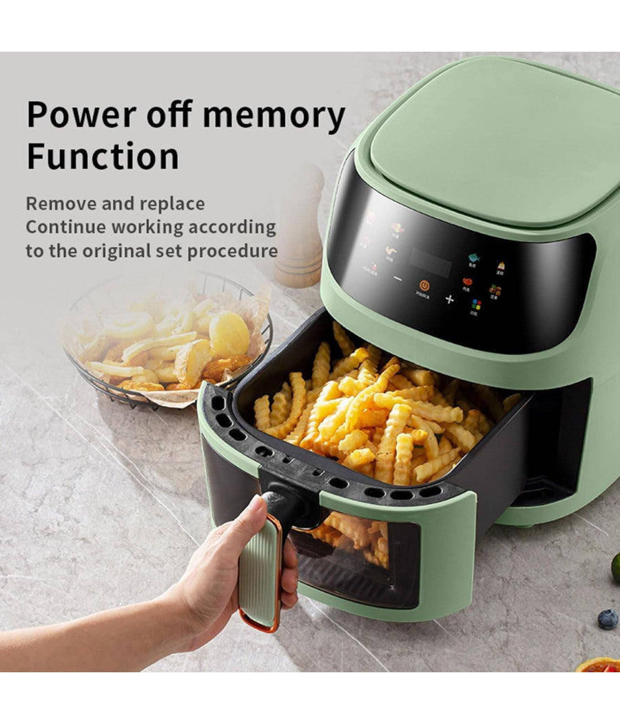 Miglior Friggitrice Ad Aria Da 8 Lt 1350w Display Control Smart Forno Visibile         