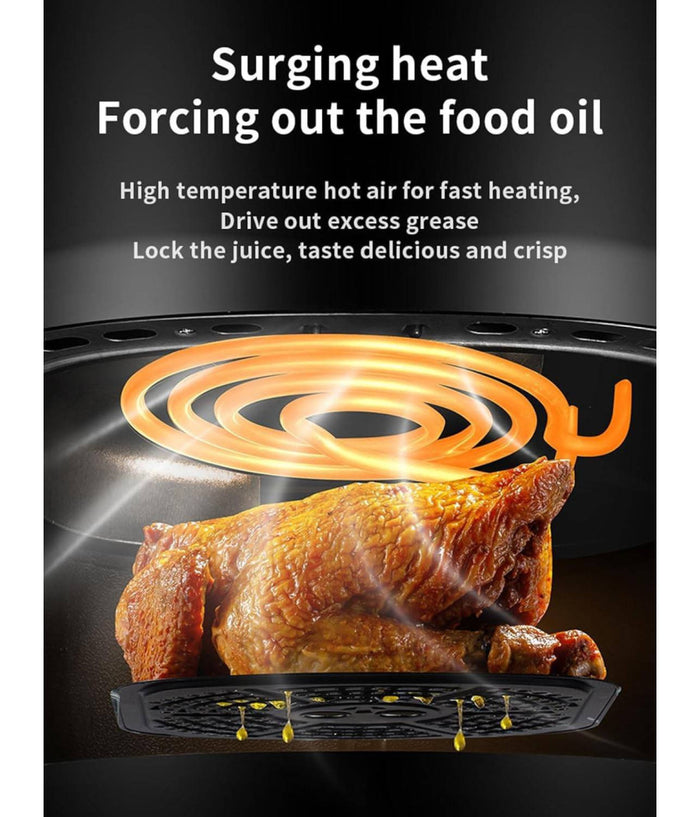 Miglior Friggitrice Ad Aria Da 8 Lt 1350w Display Control Smart Forno Visibile         