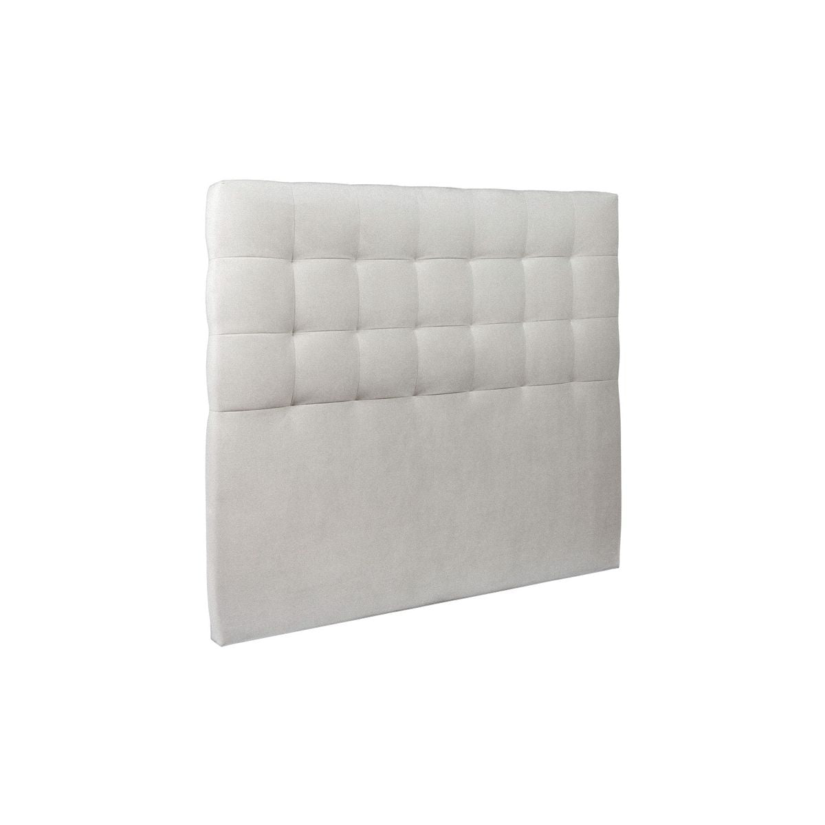 Letto 135x190 cm con testiera imbottita - Tessuto velluto