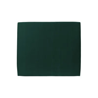 Testiera in tessuto in velluto verde liscio L135 cm