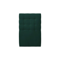 Letto 90x190 cm con testata imbottita - Tessuto velluto