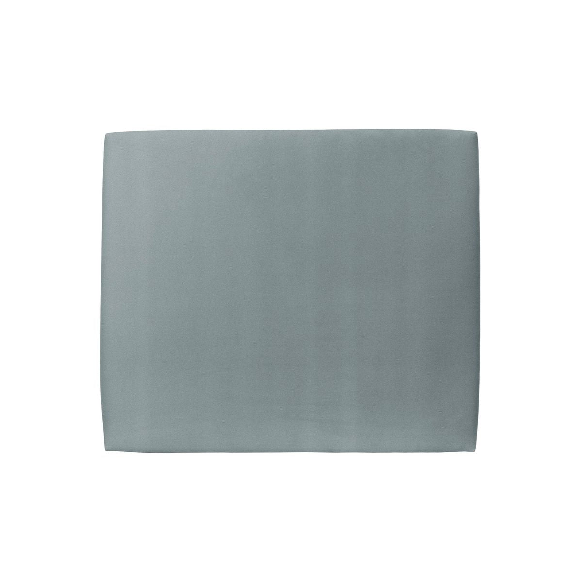 Testiera in tessuto in velluto grigio blu liscio L140 cm