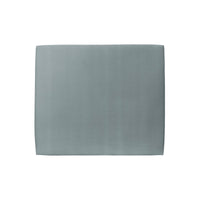 Testiera in tessuto in velluto grigio blu liscio L140 cm