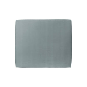 Testiera in tessuto in velluto grigio blu liscio L140 cm