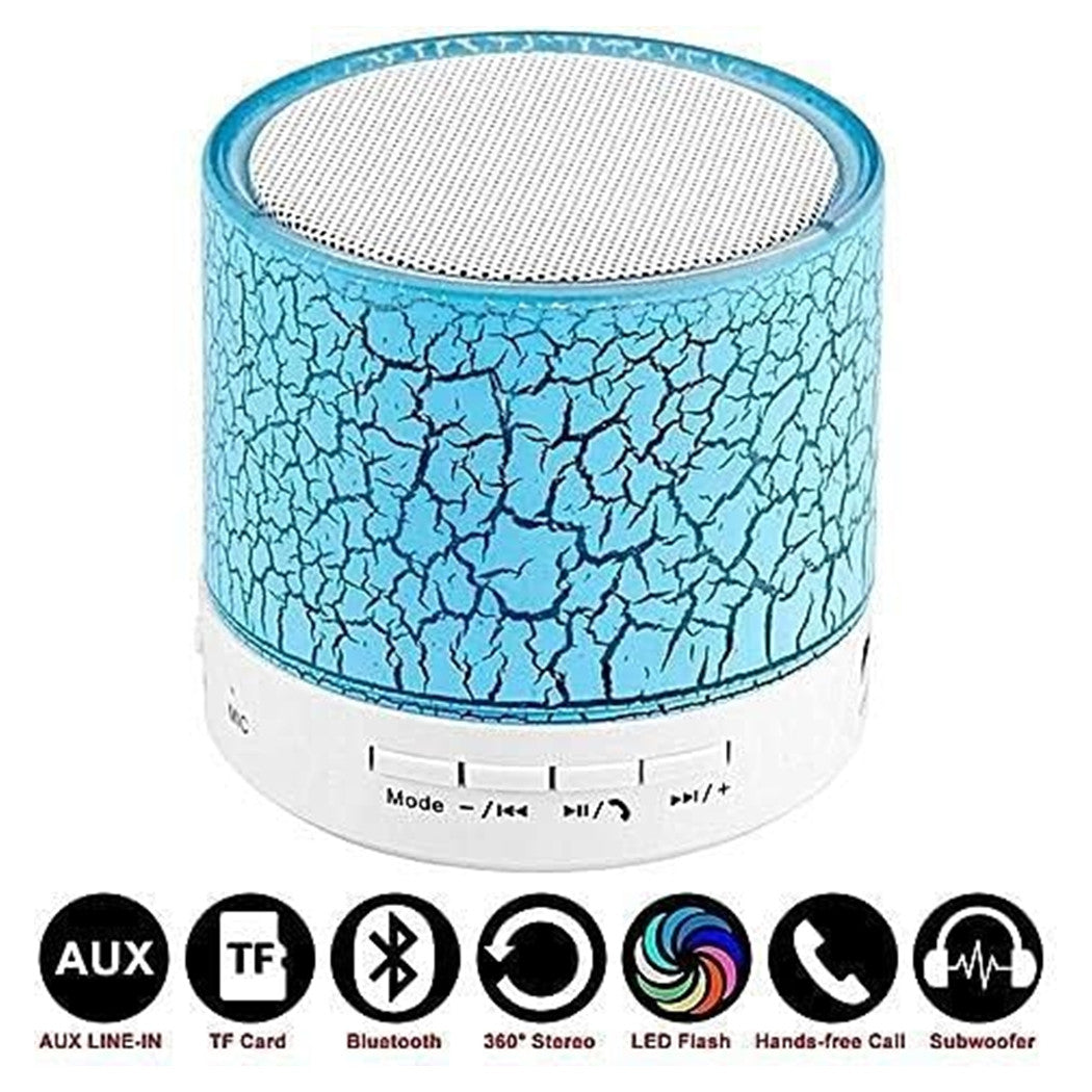 Trade Shop - Mini Altoparlante Bluetooth Con Luce Led Usb Bomboniere Regalo Per Adulti Bambini         