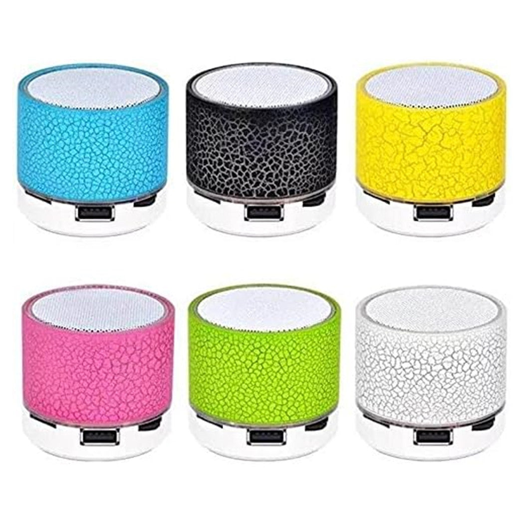 Trade Shop - Mini Altoparlante Bluetooth Con Luce Led Usb Bomboniere Regalo Per Adulti Bambini         