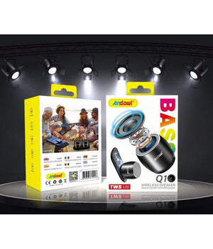 Mini Altoparlante Wireless Ricaricabili Bluetooth 3watt Durata Batteria 4 Ore Q1         