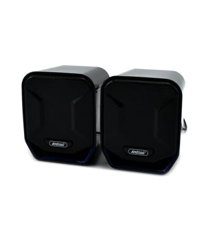 Mini Altoparlanti Casse Per Computer 3w Cablati Con Luce Rgb Led Q-yx17 Jack Usb         