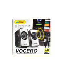 Mini Altoparlanti Per Computer 2.0 Cablati Con Potenza 3w Jack 3,5 Mm/usb Q-yx16         