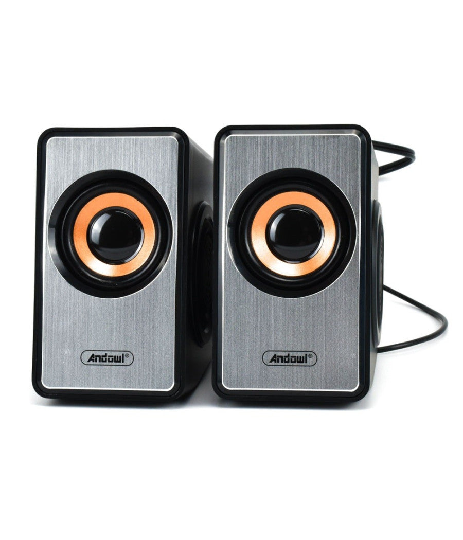 Mini Altoparlanti Per Computer 2.0 Cablati Con Potenza 3w Jack 3,5 Mm/usb Q-yx16         