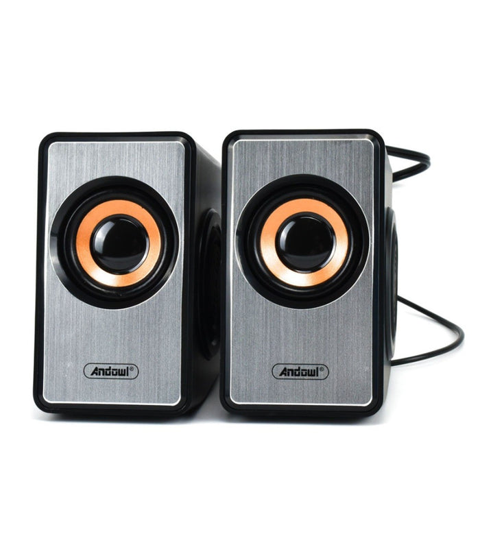 Mini Altoparlanti Per Computer 2.0 Cablati Con Potenza 3w Jack 3,5 Mm/usb Q-yx16         