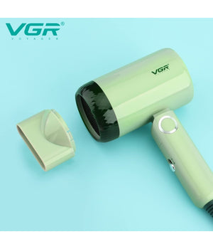 Mini Asciugacapelli Richiudibile 1200w Professionale 2 Velocità  Concentratore V-421         